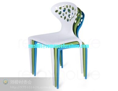 Meubles ménagers chaise de bistrot en plastique empilable PC121