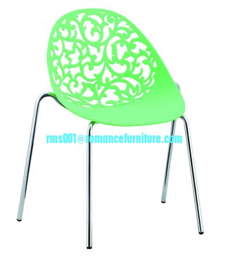 Chaise de salle à manger en plastique de haute qualité, vente chaude PC102