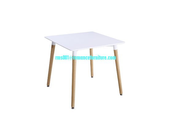 Vente à chaud MDF haut, bois de hêtre jambe table à manger PT002