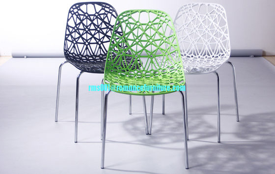 Fabrication de chaises en plastique en forme de fleur en pp chaise en plastique extérieure à l'intérieur PC510