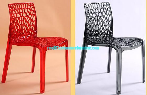 chaise en plastique blanche empilable chaise de banquet PC635-1