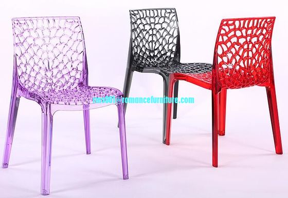 chaise en plastique blanche empilable chaise de banquet PC635-1