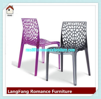 chaise en plastique blanche empilable chaise de banquet PC635-1