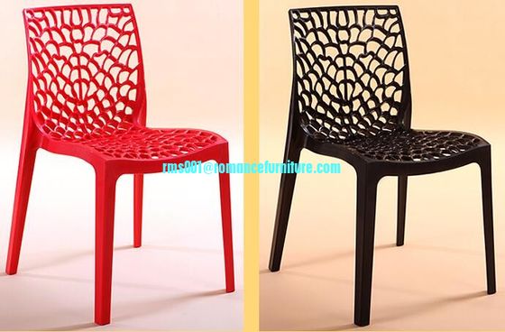 chaise en plastique blanche empilable chaise de banquet PC635-1