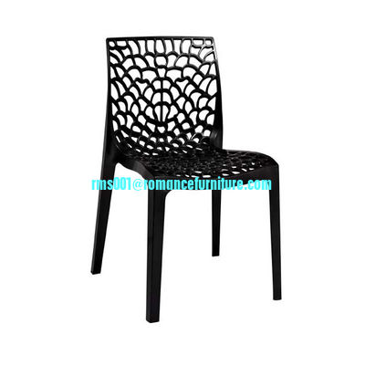 chaise en plastique blanche empilable chaise de banquet PC635-1