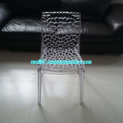 chaise en plastique blanche empilable chaise de banquet PC635-1