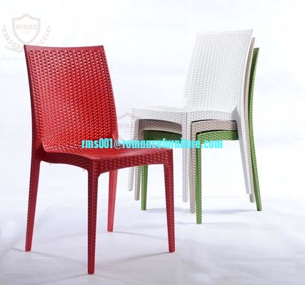 meubles de maison mode plastique chaise chaise empilable loisirs PC601