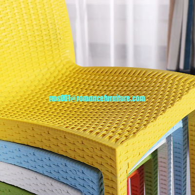 meubles de maison mode plastique chaise chaise empilable loisirs PC601