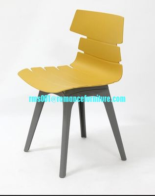 chaise design fantaisie plastique chaise de salle à manger pp colorée chaise de loisirs PC672