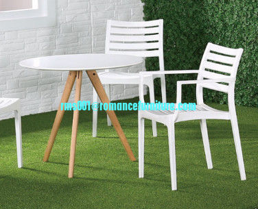 chaise de design élégant chaise de salle à manger en plastique chaise de loisirs pc607