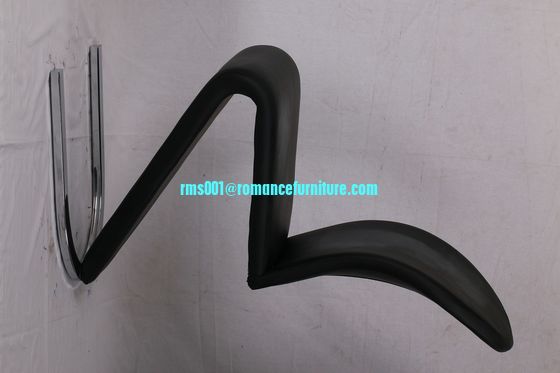 chaise à manger en cuir noir de haute qualité C1619