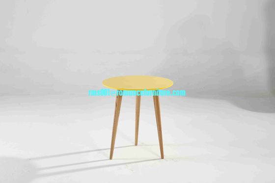 Table de salle à manger T1703, plateau MDF en promotion, pieds en bois