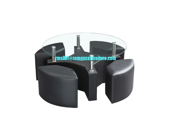 Table basse en verre trempé, vente chaude A072-RD