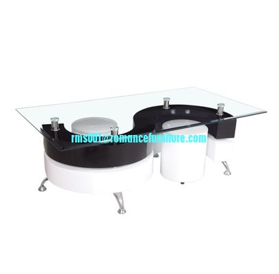 Table à thé en verre trempé HA979