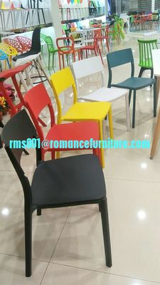 Chaise de salle à manger en PP de haute qualité, vente chaude, chaise de salle à manger de loisirs, empilable PC665