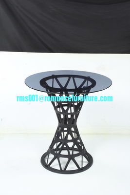 Table à manger en verre de haute qualité, vente chaude T1913