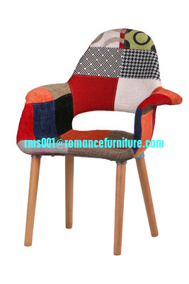 Chaises de loisirs avec pieds en bois d'usine chinoise, accoudoirs en plastique, modèle PC615