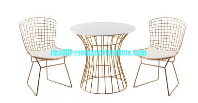 chaise de loisirs en métal avec coussin TX001