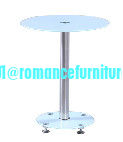Table basse en verre Ø450*500mm